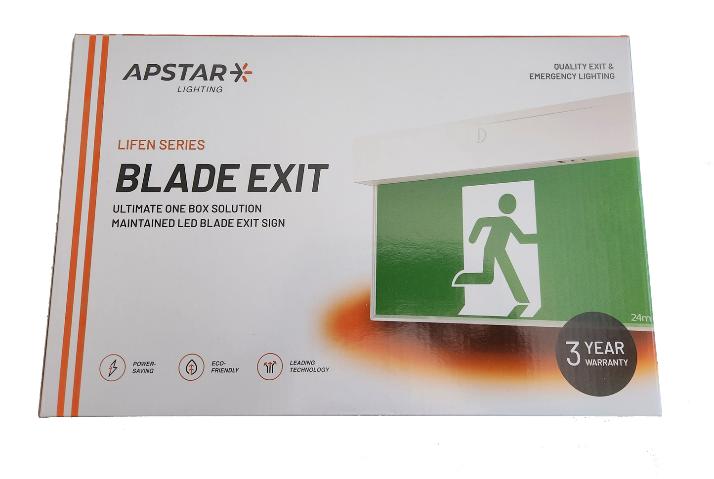 50% Off - Blade Exit Sign Lithium Emergency Light Wall and Ceiling mount